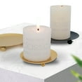 thumbnail image 2 of Bougeoir Style Nordique Rond Stable en Fer Adapté pour Décoration de Table, 2 of 10