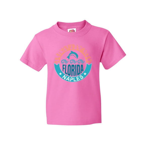 Inktastic Naples Florida Beach Vacation Youth T-Shirt