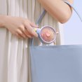 thumbnail image 6 of Summer Savings! Boovnll Portable Fan, Adjustable High Speed USB Rechargeable Fans Lightweight Compact Handheld Fan for Outdoor, Travel, Camping, Vacation, Summer Gift, Mini Fan - Fan, 6 of 6