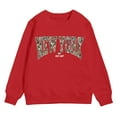 thumbnail image 4 of Zshosam Kids Sweatshirts Girls Toddler Kid Baby Girl Boy Sweatshirt Fall Clothes,Red 4 Years, 4 of 4