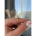 thumbnail image 6 of 2.00Ct Cushion Cut Moissanite Solitaire Engagement Ring, Hidden Halo, 14K Yellow Gold, US 5.5, 6 of 7
