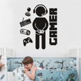 thumbnail image 2 of Gamer Con Controlador Calcomanía De Pared Gamer Pegatina Extraíble Game Boy Calcomanía Para Tienda De Casa Noticed HA020823-00, 2 of 6