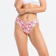 thumbnail image 4 of Aayomet Culotte Sans Couture pour Femmes Taille Basse g-String (Rose, m), 4 of 4