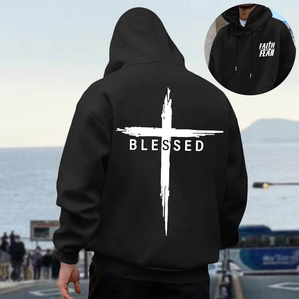 WILLBEST Sudadera con Capucha para Hombre, De Manga Larga, Informal, con Diseño Estampado para Uso Diario y Actividades Al Aire Libre, Cómoda Sudadera con Capucha para Otoño e Invierno. XGrande
