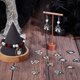 thumbnail image 4 of 32 piezas de 8 estilos de amuletos de tarot, amuletos a granel, tablero de ouija, esmaltado, plateado, dorado, sol, gato, sí, no, amuletos de corazón en forma de lágrima a granel, 4 of 6