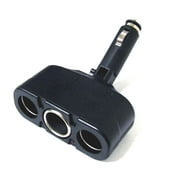 CableVantage 3 Way Socket Splitter Car Cigarette Lighter Charger Adapter 12V New