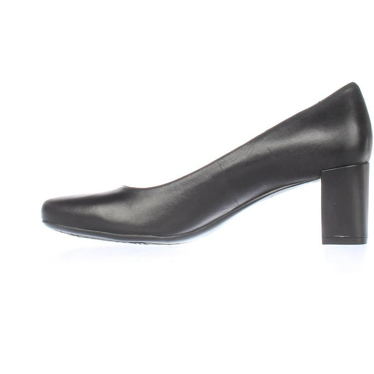 Womens naturalizer Keela Kitten Heel Pumps Black Leather