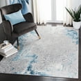 thumbnail image 2 of SAFAVIEH Meadow Derbhile Medallion Area Rug, Light Grey/Blue, 5'3" x 7'6", 2 of 8