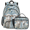 Multicolour 3, variant on Monkey Backpack with Lunch Box Funny Cartoon Lightweight Large Travel Work Laptop Backpacks Set Casual Daypacks