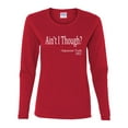 thumbnail image 2 of Wild Bobby, Ain't I Though? Sojourner Truth 1851, Womens Graphic Long Sleeve Tees, Red, Medium, 2 of 3