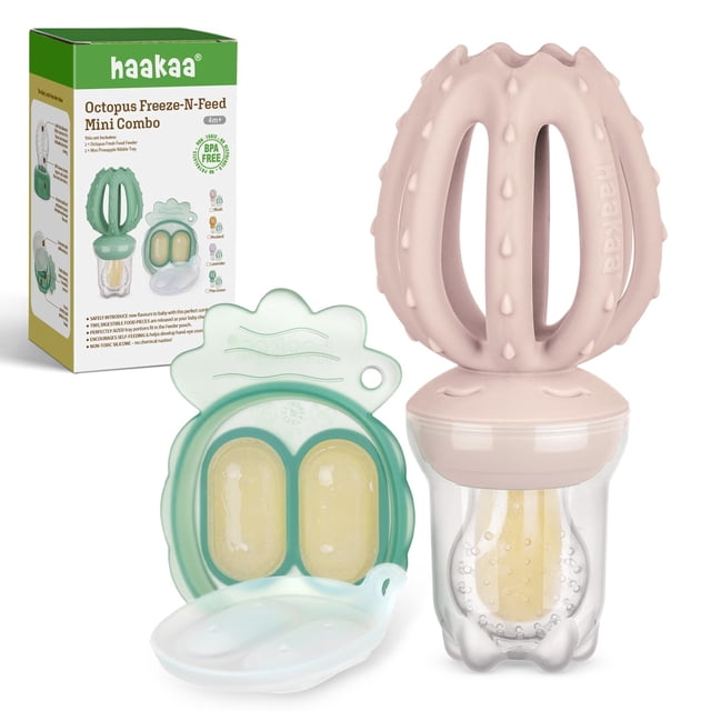 Chupete Haakaa Octopus Freeze-N-Feed Alimentador de Silicona