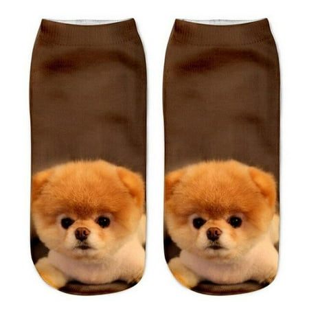 

New 3D Printed Hot Selling Unisex Cute Low Cut Ankle Socks Women s Casual Animal Sokken Christmas Gift Dropship