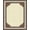 Brown Tan Ivory, Pattern 6, variant on ODIKA 8'x10' Washable Area Rug Spotted Tricolor Patchwork Bordered Mosaic Field Abstract Inspired for Dining Room, Large Office, Lounge, Non-Slip Chair-Friendly Mat
