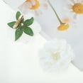 thumbnail image 3 of Unique Bargains 2 Pcs Hair Clip Grace Simulated Flowers Duckbill Clip White, 3 of 5