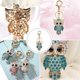 thumbnail image 3 of 1Pc Graduation Gift Exquisite Rhinestone Owl Key Chain Practical Metal Keychain, 3 of 4