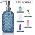 thumbnail image 3 of ACDANC Soap Dispenser,Blue Hand Soap Dispenser,Stainless Steel Pump Dish Soap Dispenser,13.5OZ, 3 of 4