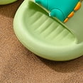 thumbnail image 7 of Wxirdiow Kids Slippers Toddler Little Kids Slides Sandals Girls Boys Cloud Slides Animal Beach Slides Pool Shower Flip Flops Slippers Mint Green Size,1, 7 of 7
