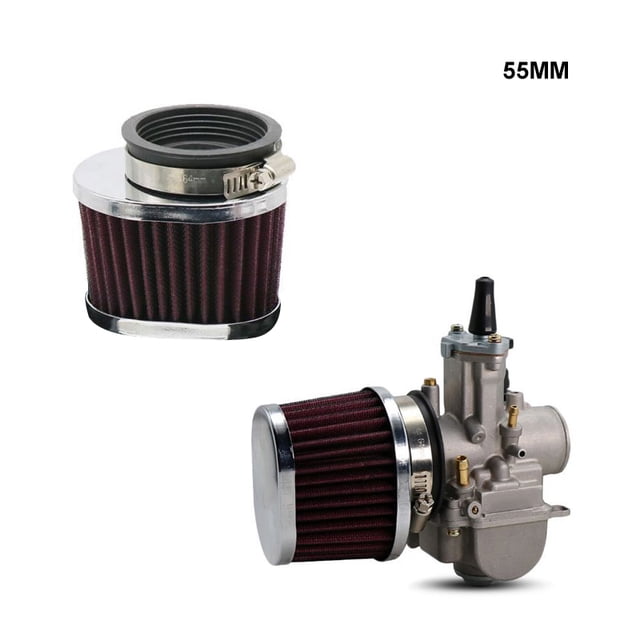 Filtro De Aire Para Motocicleta De 50Mm, 55Mm, 60Mm, Limpiador De Cápsulas De Aire Para Motocross, Filtro De Entrada De Aire Universal Para Motocicleta Guardurnaity VI008961-02