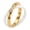 Gold, variant on Ceramic Rings for Women White Cubic Zirconia Band Simple Stainless Steel Stacking Eternity Engagement Promise Personalized Gift Elegant Everyday Jewelry Silver Plated Size 8