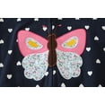 thumbnail image 5 of POPTEM Girls Zip Up Hoodies Butterfly Graphic Hooded Sweatshirts Casual Jacket Size 6, 5 of 8
