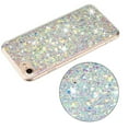 thumbnail image 3 of Allytechgroup Glitter Bling Case Compatible with Apple iPhone SE 2022/2020 3rd 2nd Gen iPhone 7 8 for Girls Women, Slim Fit Soft TPU Back Cover Anti-Scratch Bumper Shockproof Phone Case, White, 3 of 5
