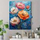 thumbnail image 4 of Qisvanset Framed Canvas Wall Art 12x16 Inch Vibrant Color Peony Elegant Botanical Wall Art, 4 of 5
