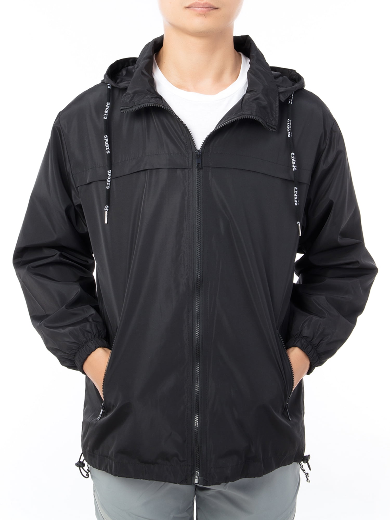 Clearance Items Zipper Buttons Windproof Jacket Outdoor Waterproof  Breathable Jackets Long Sleeved Hooded Casual Outwear for Men   Clearance Items Outlet 90 Percent off at  Men's Clothing store
