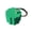 Green, variant on Keychain Pill Box Waterproof Compact Mini Holder Lightweight 3D Printed Container with Key Ring Small Pill Organizer Case