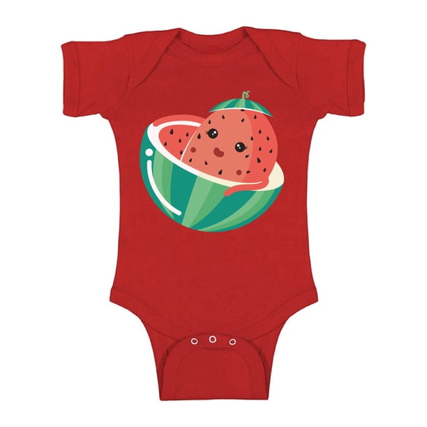 Awkward Styles Watermelon Baby Bodysuit Short Sleeve for Girls