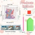 thumbnail image 3 of Diamond Painting Kit, Dinosaur 5D Diamond Painting Starter Set, Easy and Fun DIY Craft Kit, Perfect for Beginners' Creative Art Activities 7.09 x 7.09 in, 3 of 8