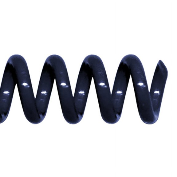 COIL13-NV - TruBind Binding Spines - Plastic Spiral Coils - 13mm (1/2 inch) x 12in - 4 to 1 Pitch - Navy - 100/Bx