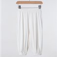 thumbnail image 4 of PMVFHDE Girls Pants Kids' Loose Solid Color Jogging Slacks 3 12 Years Old White,12-13 Years, 4 of 4