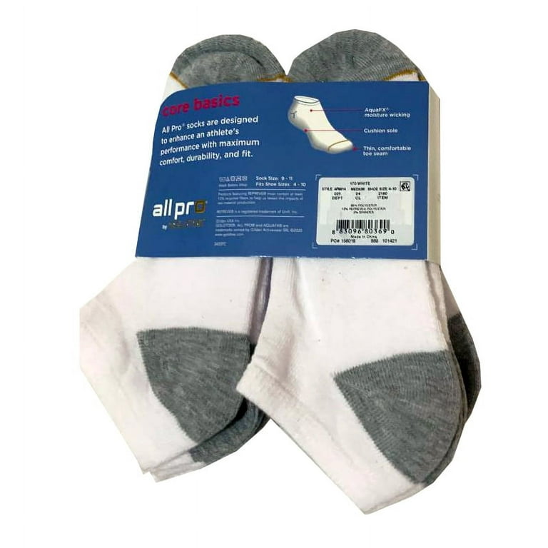 10 Pairs all pro® by GOLDTOE® Women Sport NO SHOWS socks Cushion