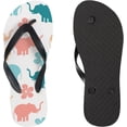 thumbnail image 3 of GZHJMY Women Flip Flops Slippers Cute Elephants Animal Flowers Sandals for Beach Summer Shower Men Boy Girl Kid Summer Slippers, 3 of 5