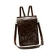 thumbnail image 3 of Cartera Steampunk de piel sintética para festivales, bolso de hombro para adultos y Halloween. Marrón oscuro, 3 of 9