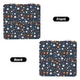 thumbnail image 2 of Salouo Ball Sports Print Travel Makeup Mirror,Pocket Mirror Portable Hand Mirror 2 x 1x Magnification Folding Makeup Mirror for Handbag and Purses-Square, 2 of 9