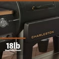 Pit Boss Charleston 1020 Sq in Wood Pellet Grill/Gas Griddle Combo Onyx Edition