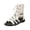 White, variant on Women's Orthopedic Lace up Roman Studded Gladiator Sandals Ankle Strappy Zipper Flats Fashion Comfy Outdoor Dressy Beach Shoes Black 5.5