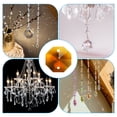 thumbnail image 5 of Uxcell K9 Crystal Octagon Beads 2 Holes Pendants, 60 Pack 14mm Chandelier Prisms Hanging Beads Amber, 5 of 6
