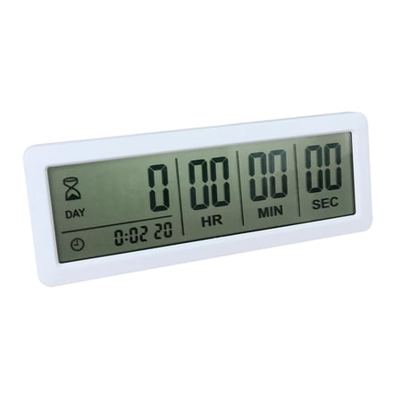 Axioma 999 Days Countdown Timer Count Down for Examination Lab Kitchen Tools White