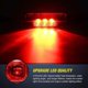 thumbnail image 3 of 2PCS 24V 3.9Inch 3 LED Truck Trailer Red Light Front Rear LED Side Marker Lights Clearance Indicator Lamp Waterproof, 3 of 4