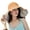 Orange, variant on Womens Wide Brim Sun Hat Double-layer Foldable Floppy Hat Reversible Summer Beach Roll up Cap Sun Hat Packable UV Protection