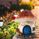 thumbnail image 4 of Mushroom House Resin Crafts Mini House Decoration Garden Ornament Para Interiores Y Exteriores seitruly HA035747-00, 4 of 6
