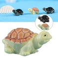 10PCS Miniatures Figurine Turtles Sculpture Tortoise Model Ornaments