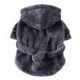 thumbnail image 1 of Pijamas de poliéster para mascotas, albornoces ajustables con mangas para perros y gatos (gris M), 1 of 7