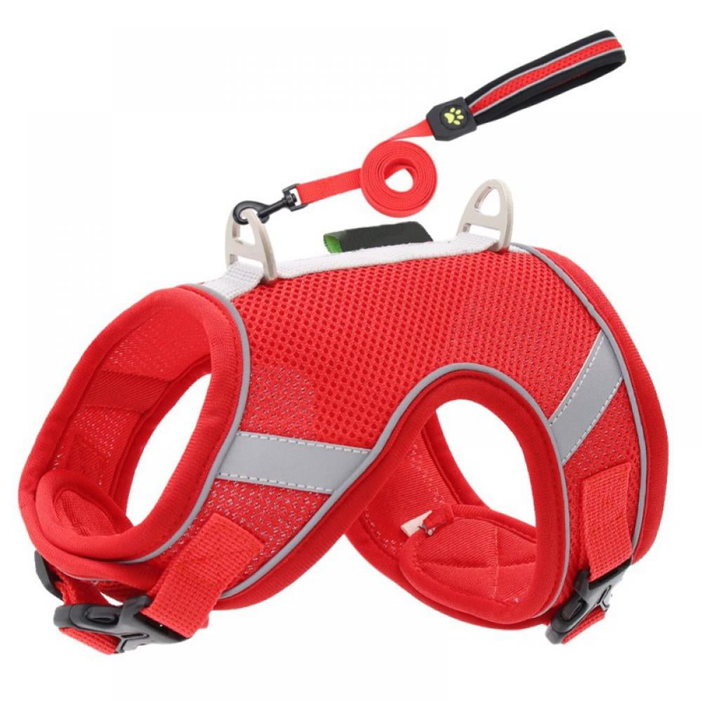 Savlot Puppy Harness and Leash Set Soft Mesh Dog Vest Harness