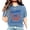 Blue Jean Shirt, variant on If Crabby Please Return to the Beach Shirt Funny Coastal Vacation Tee Coquette Bow Crab Graphic Blue Jean 2XL