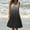Black, variant on Summer Dresses for Women Plus Size Loose Fit Sleeveless Midi Dress Party Beach Dresses