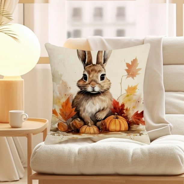 Funda de Almohada de Lino, Ideal para Pascua.