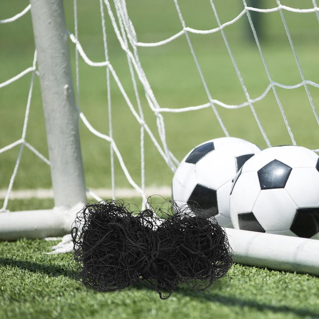 Tineasur Goal Net Black High Visibility Durable Weatherproof Football Training Net